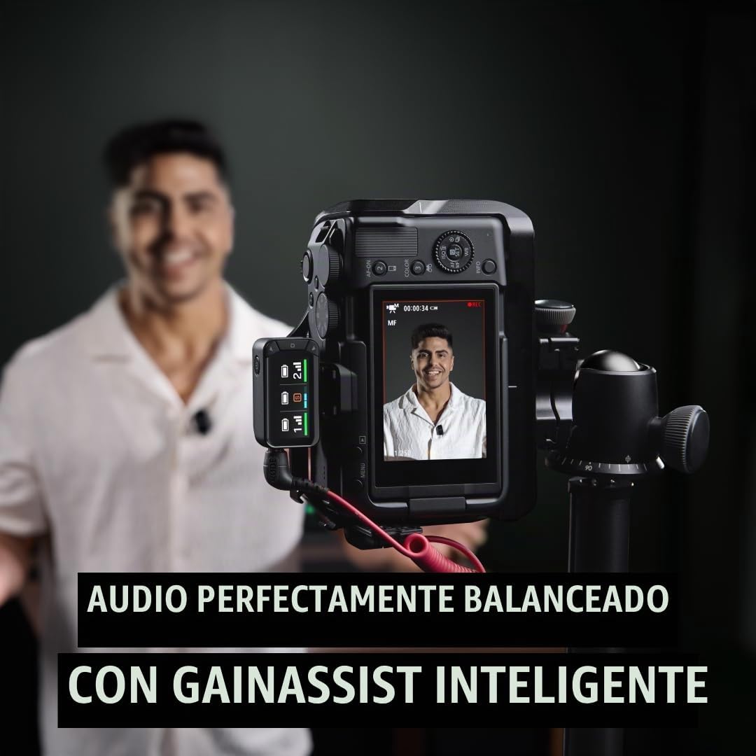RØDE Wireless Micro - Kit de cámara de micrófono inalámbrico compac...