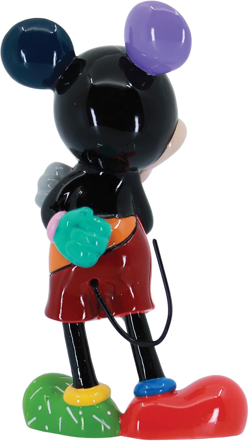 Enesco Disney Britto Mickey Mouse - Figura en miniatura plegada con...