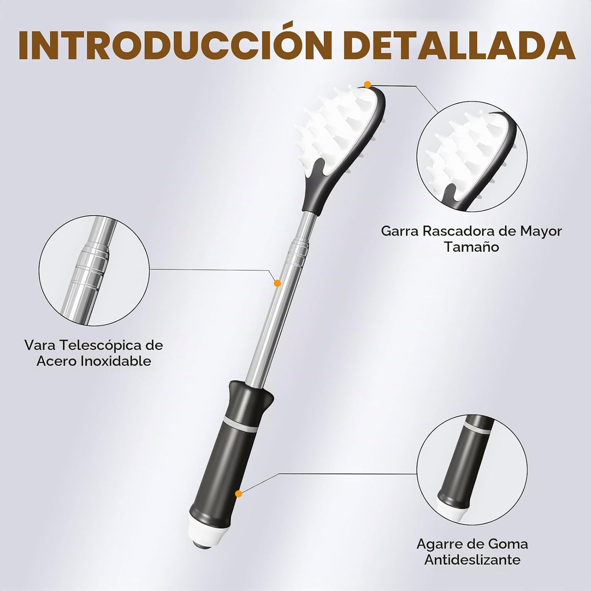iunxkmi Rascador de espalda para adultos | Alivia la picazón en la...