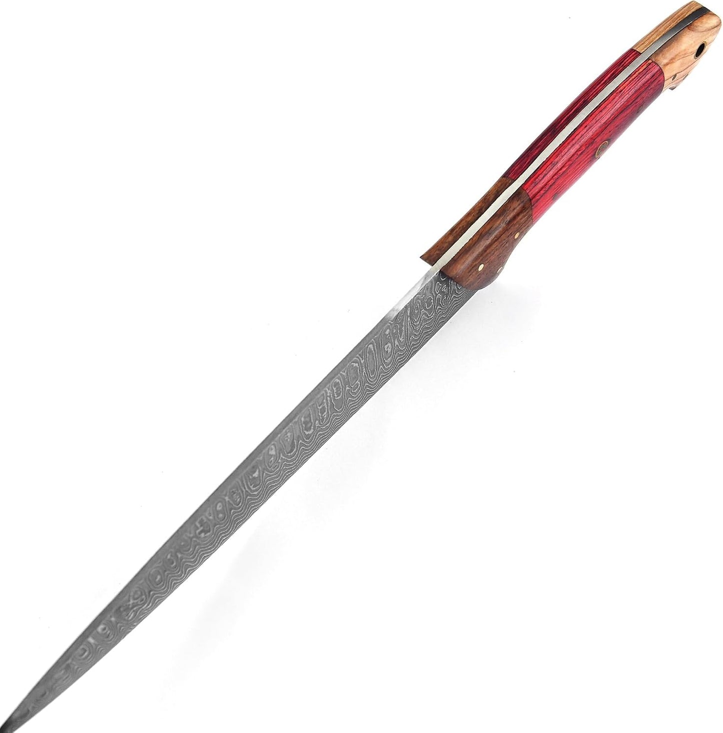 FYNCUT 129-1 Cuchillo de chef de acero inoxidable damasquino, cuchi...