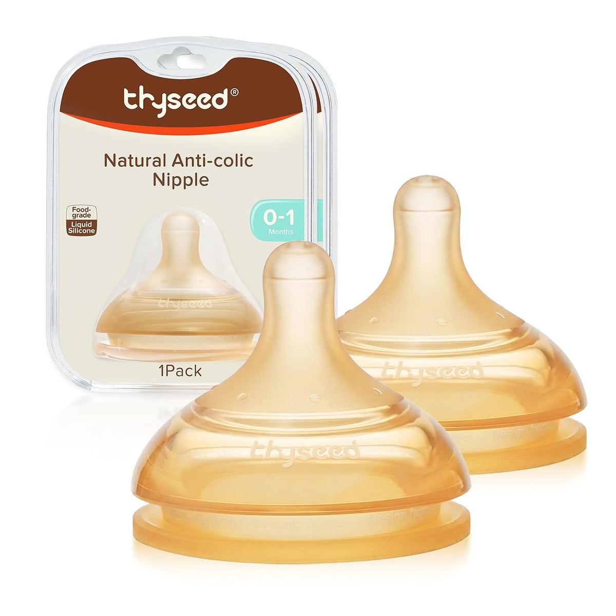 Thyseed Reemplazo Natural de Biberón Anticólico (0+ Meses Paquete d...