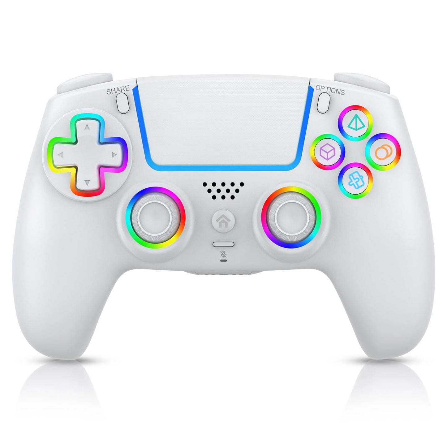 Controlador PS5 inalámbrico, Compatible con PS5 Pro\/Slim\/PC, Dobl...
