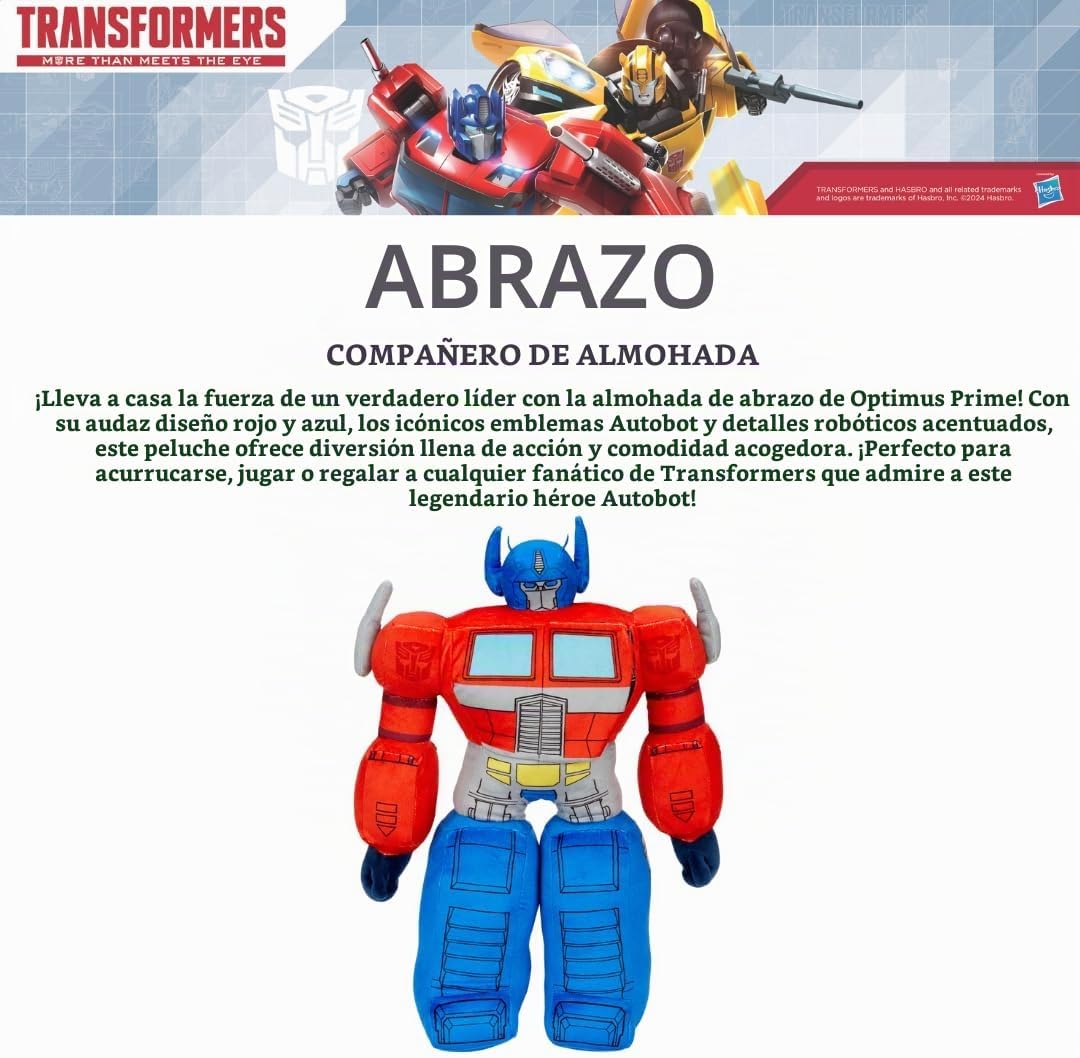 Franco Kids Transformer Optimus Bedding Almohada Súper Suave y Acog...