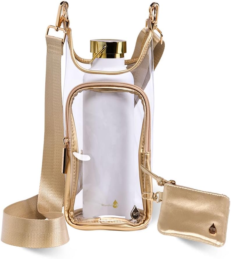 WanderFull Clear Stadium HydroBag - Bolsa cruzada manos libres para...