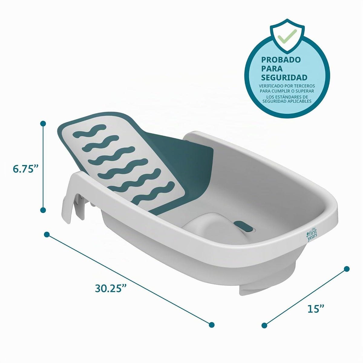 The First Years Bañera de bebé reclinable 4 en 1 - Reclinación ajus...