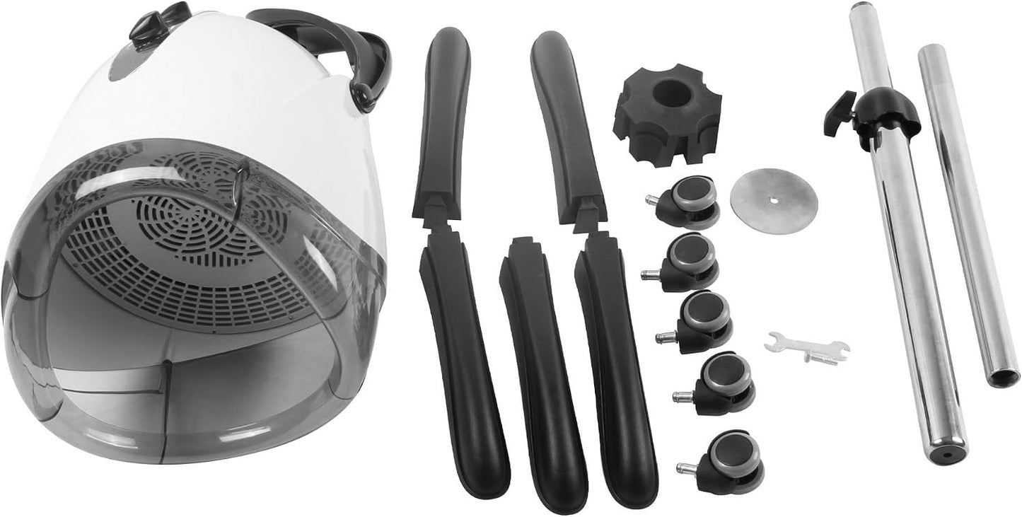 OIYALI Secador de pelo profesional con capucha de 1000 W, secador d...