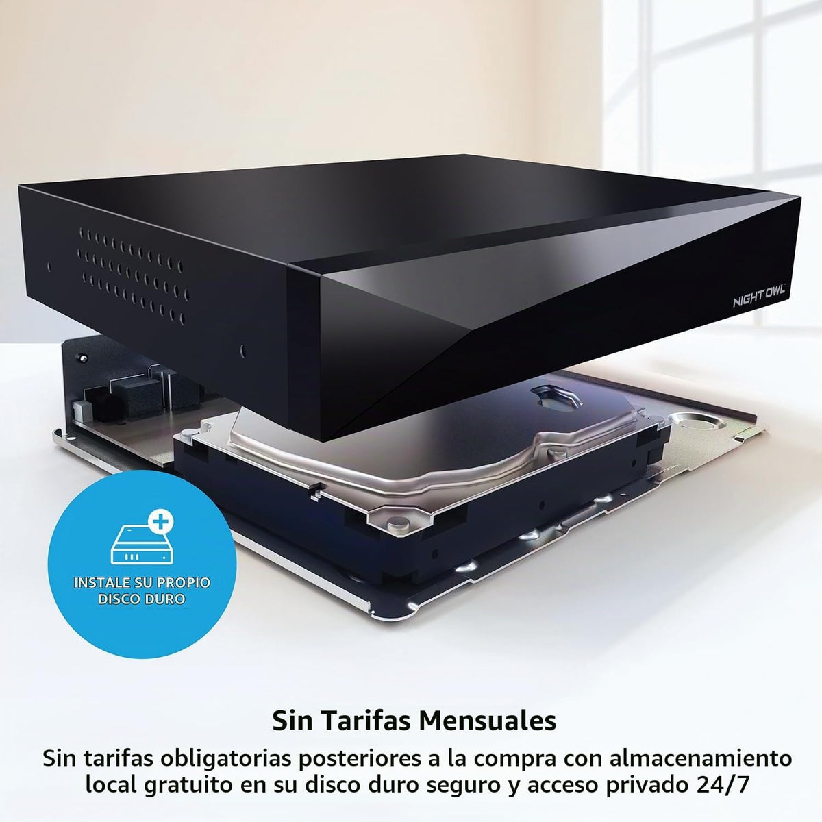 Night Owl SP Audio bidireccional 12 canales 2K DVR con almacenamien...