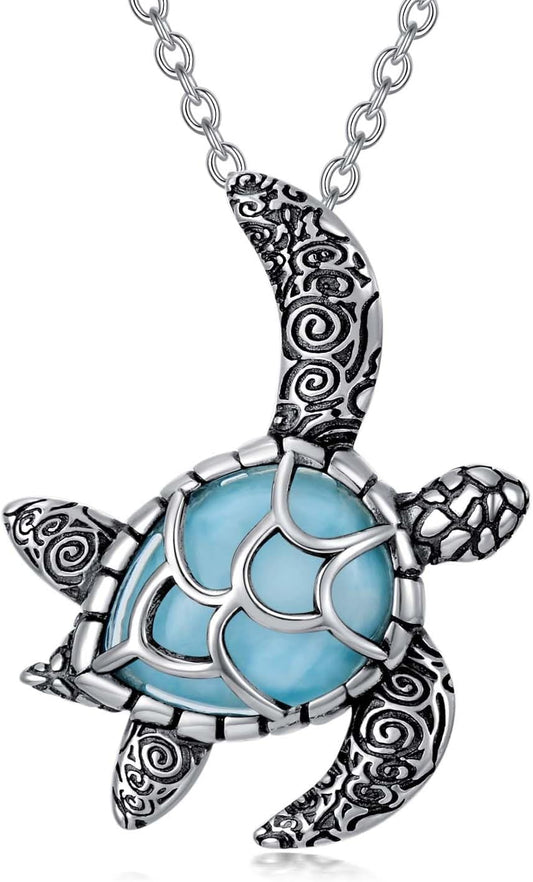 OCJ Regalos de tortuga para mujer, plata de ley 925, tortugas marin...