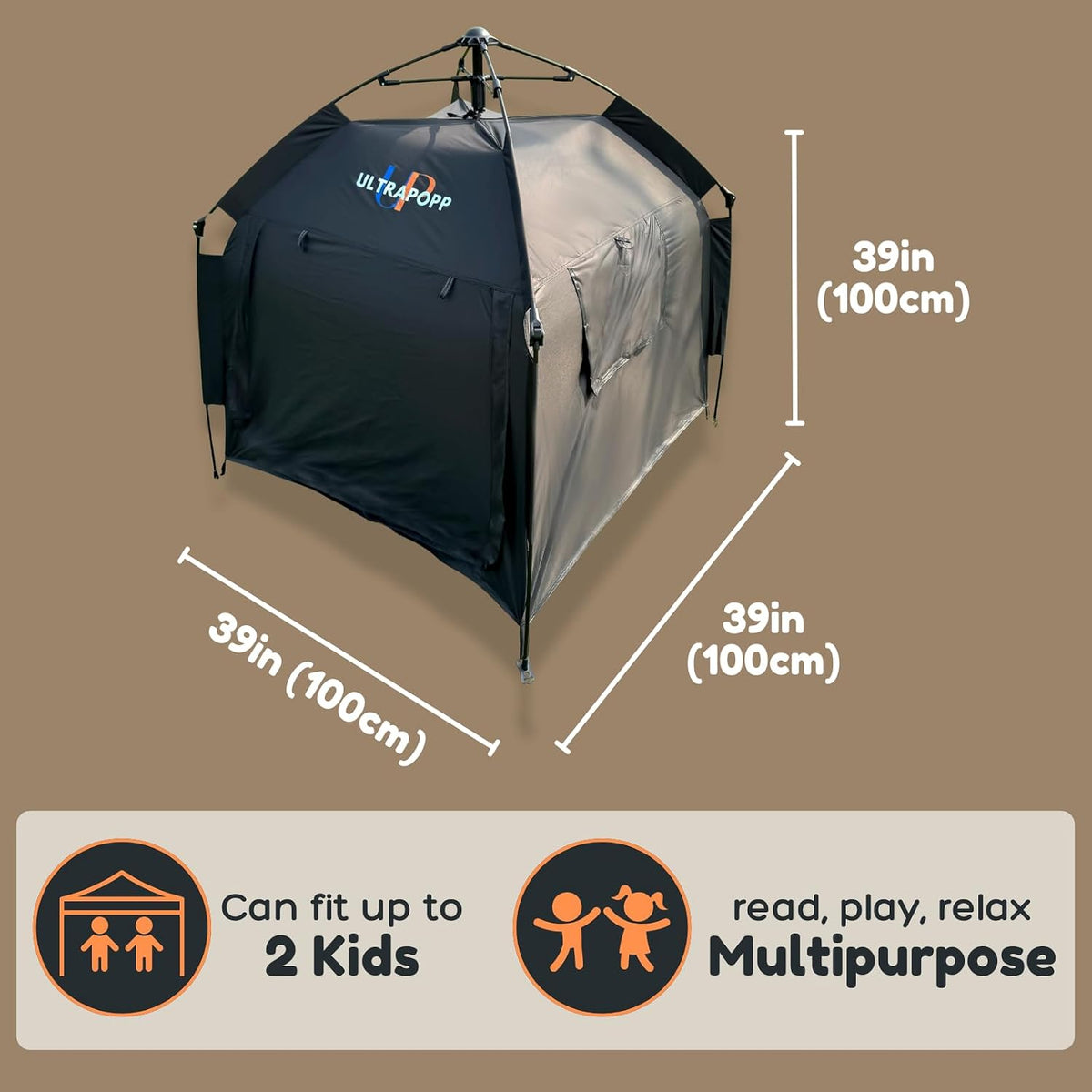 Ultrapopp Tienda de campaña sensorial para niños, fácil instalación...