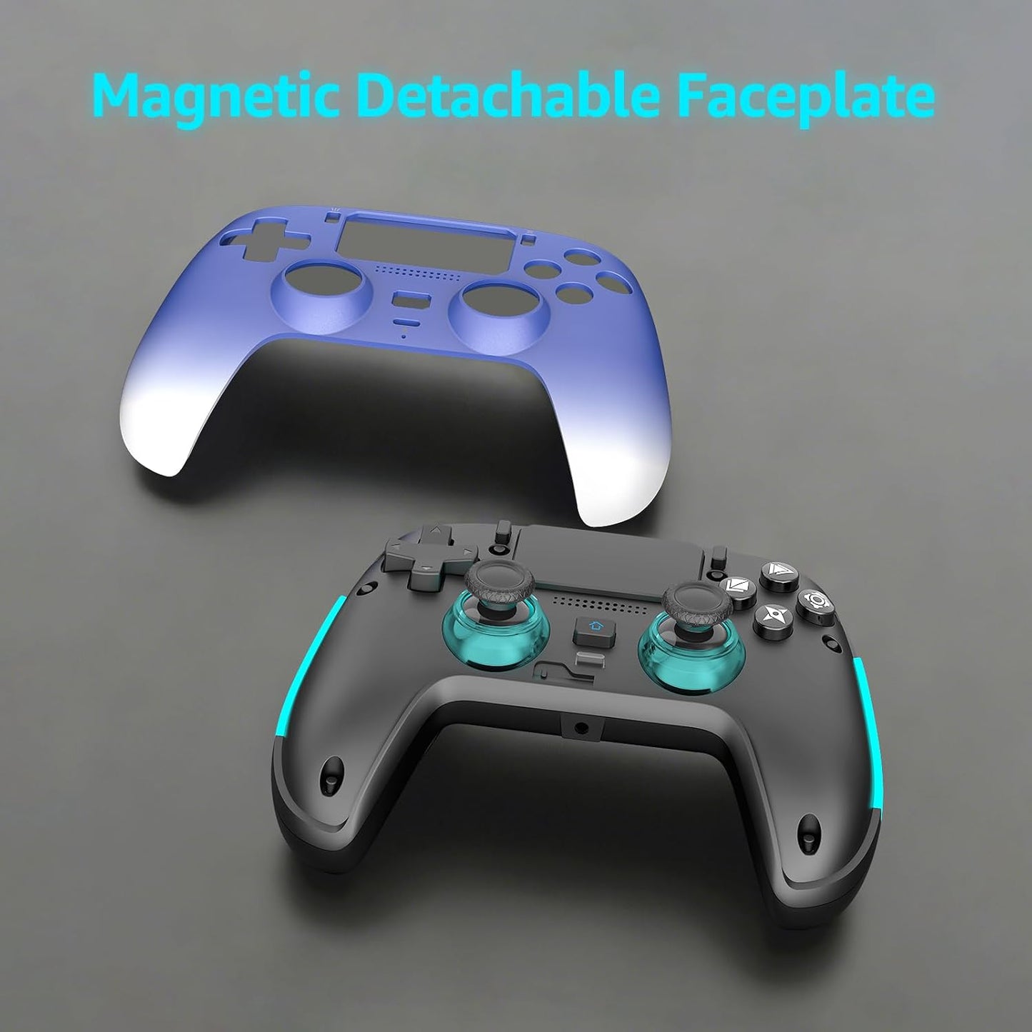 Controlador inalámbrico IWGAME para PS-5\/PC, micrófono incorporado...
