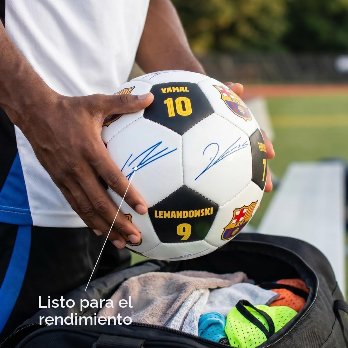 Maccabi Art Balón de fútbol con licencia oficial del FC Barcelona,...