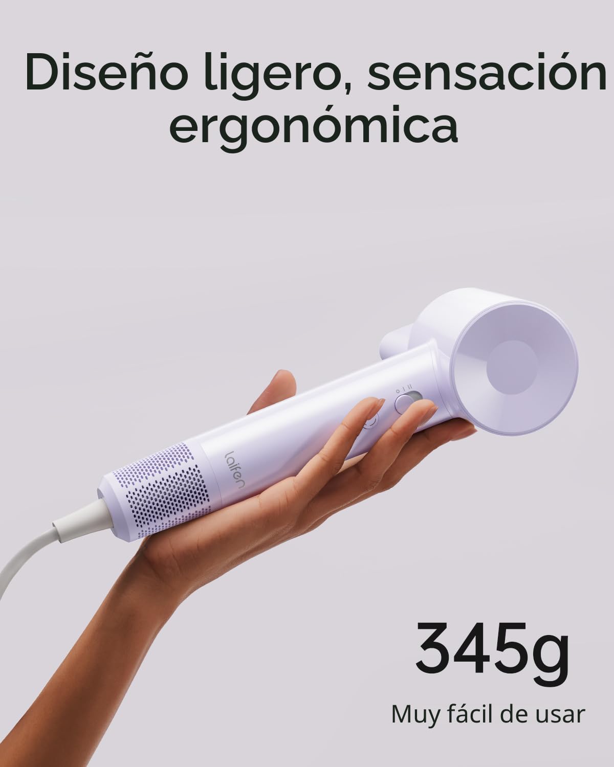Laifen SE Lite - Secador de pelo iónico de alta velocidad con difus...