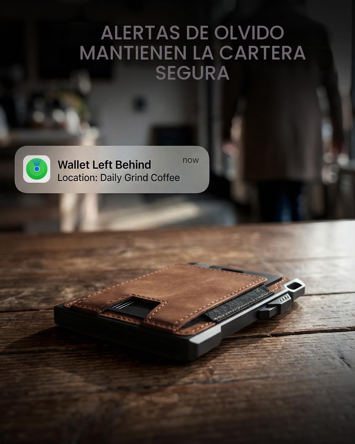 Cartera táctica delgada con juego de tarjetas de seguimiento (solo...