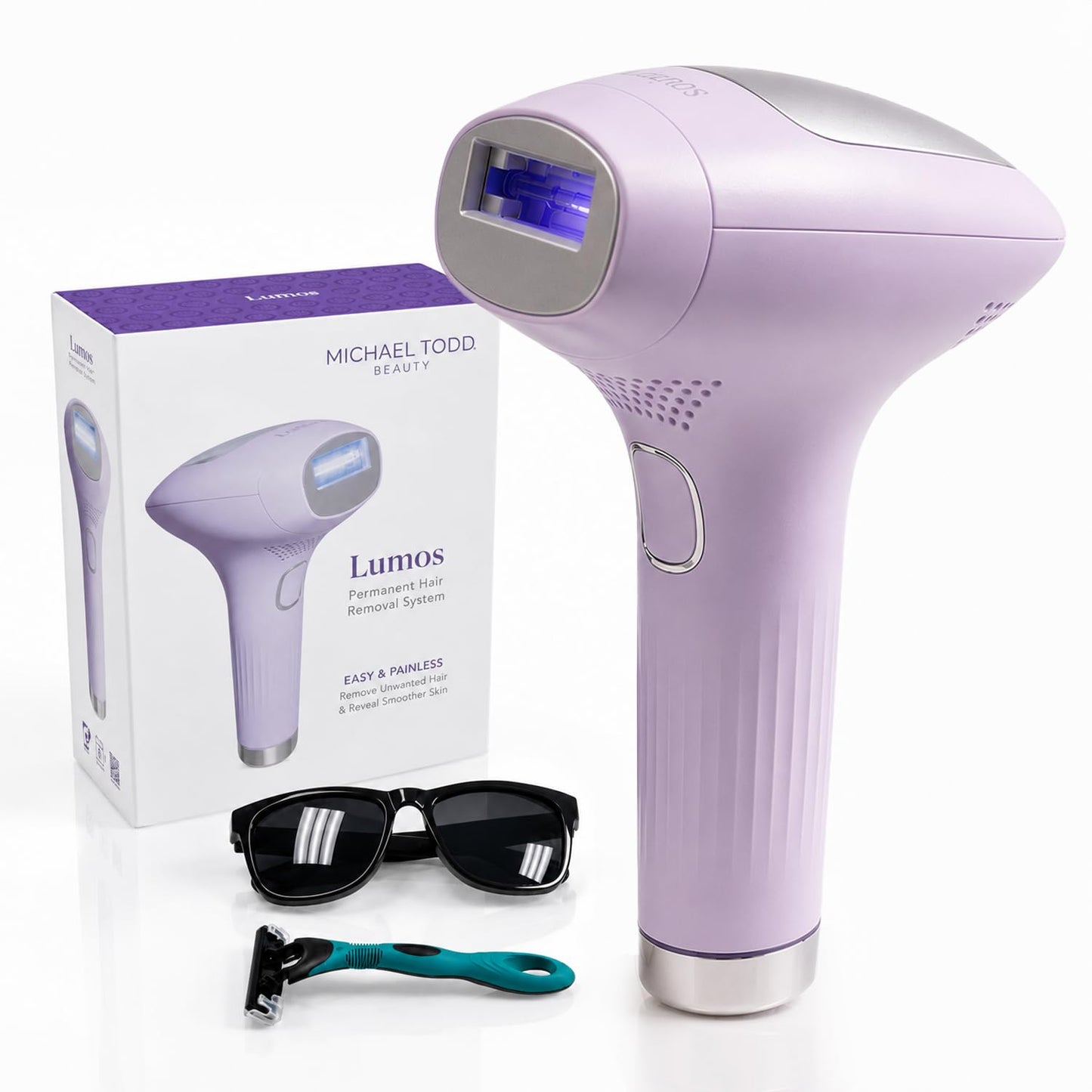 Michael Todd Beauty LUMOS Laser IPL Dispositivo de depilación para...