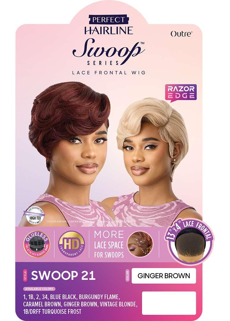 Outre Peluca de encaje frontal - Línea perfecta para el cabello 13X...
