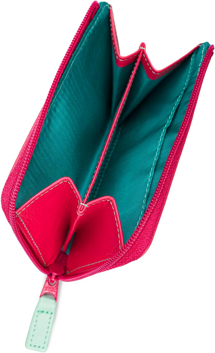 Mywalit Monedero Cartera ID Titular Cremallera Cuero Estilo 334