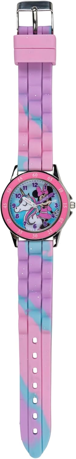 Reloj Minnie Mouse Time Teacher para niñas - Reloj analógico de apr...