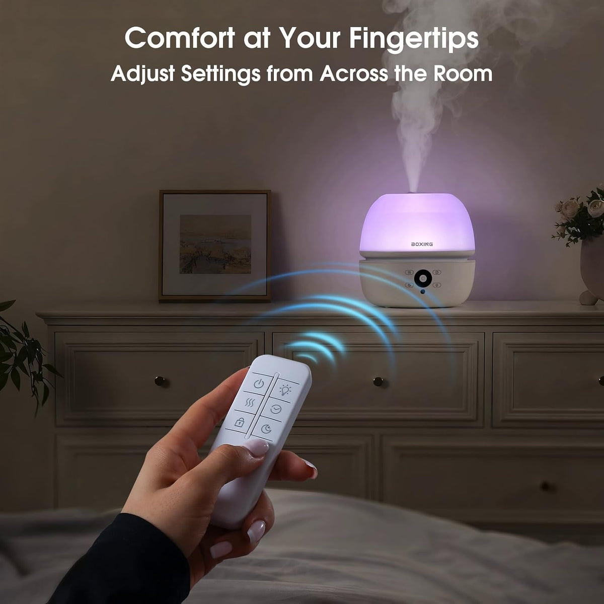 BOXING - Humidificadores de llenado superior para dormitorio para b...