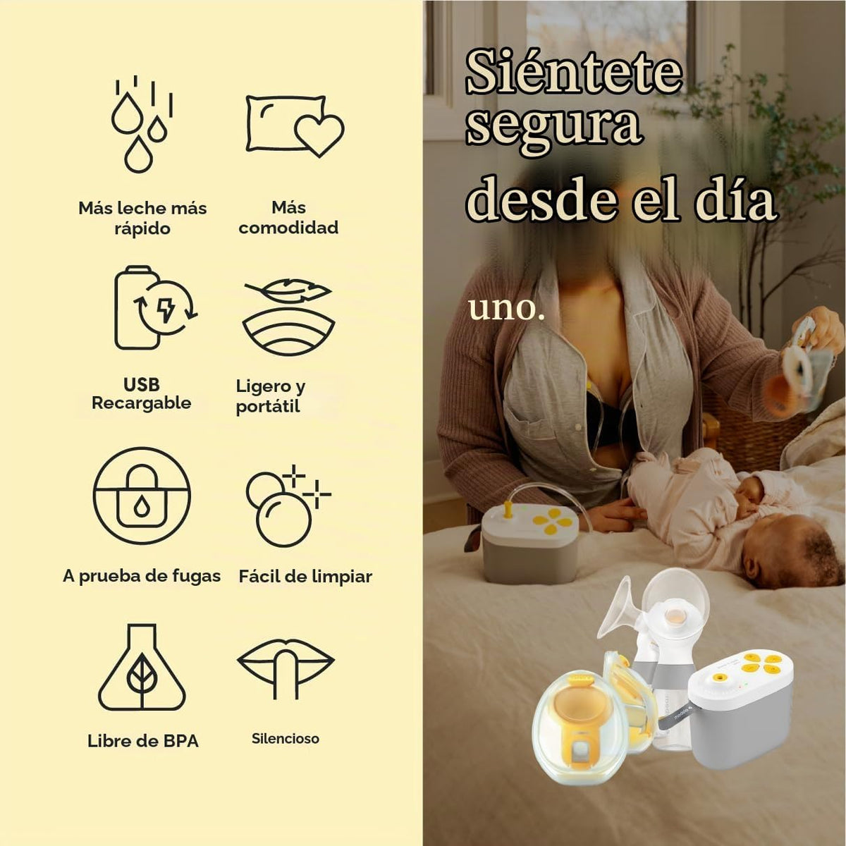 Medela Pump in Style Pro+ - Paquete de extractor de leche eléctrico...