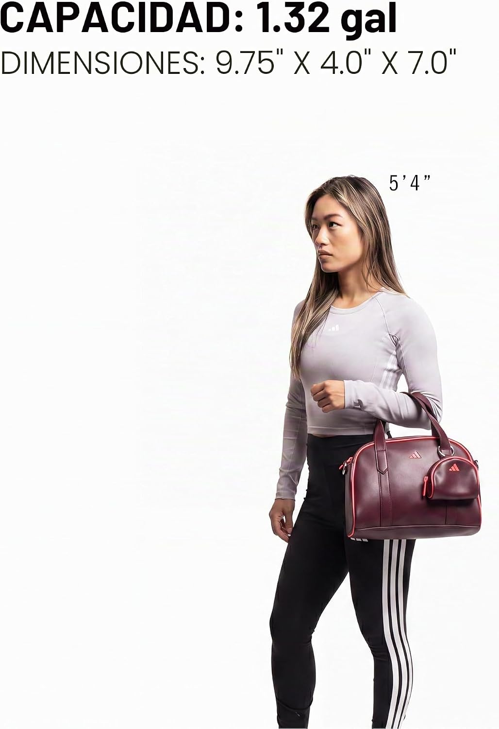 adidas Bolsa de transporte con mini bolsa extraíble | Adjustable St...
