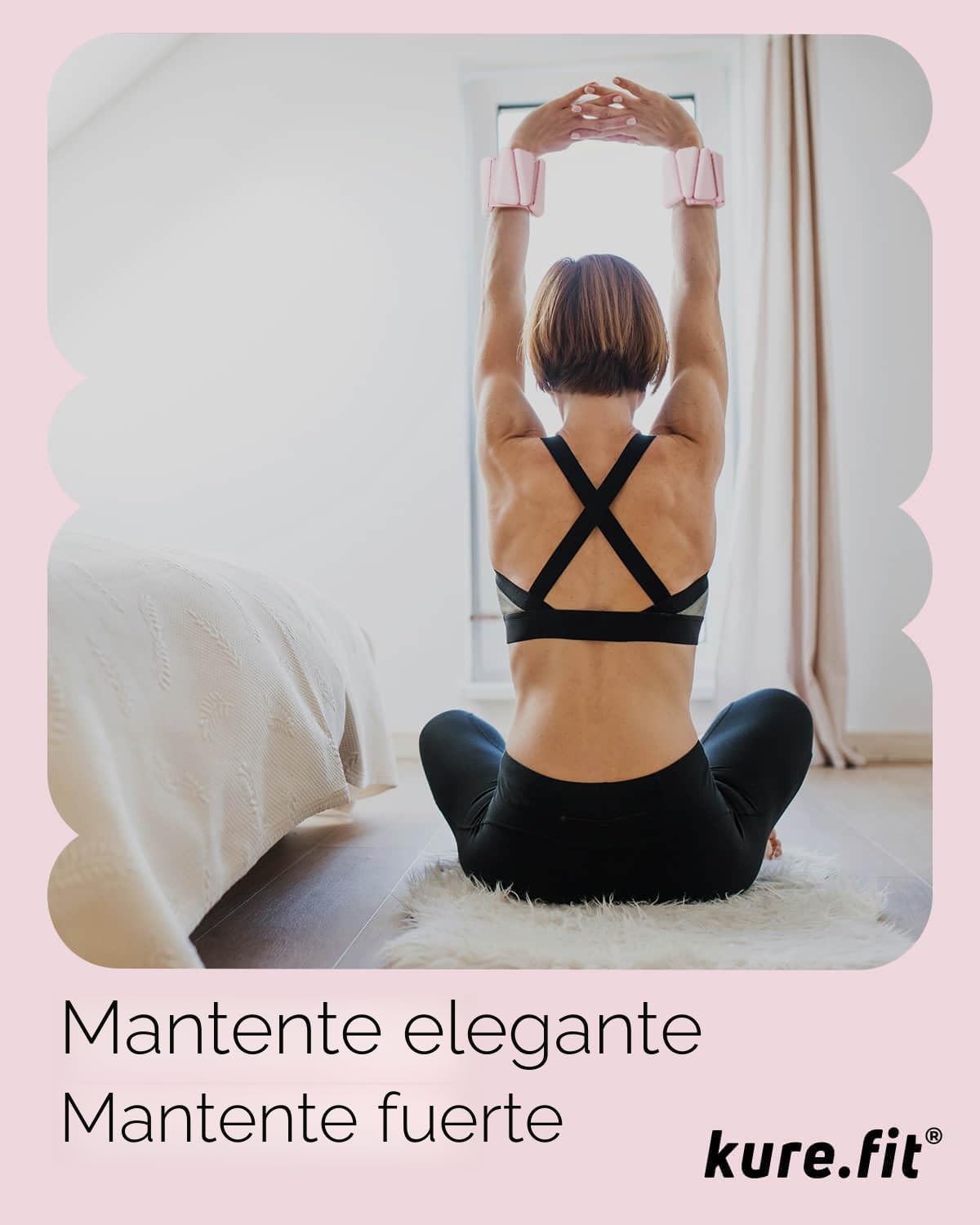 kure.fit Peso para Pilates | Pesas ajustables para muñeca y tobillo...
