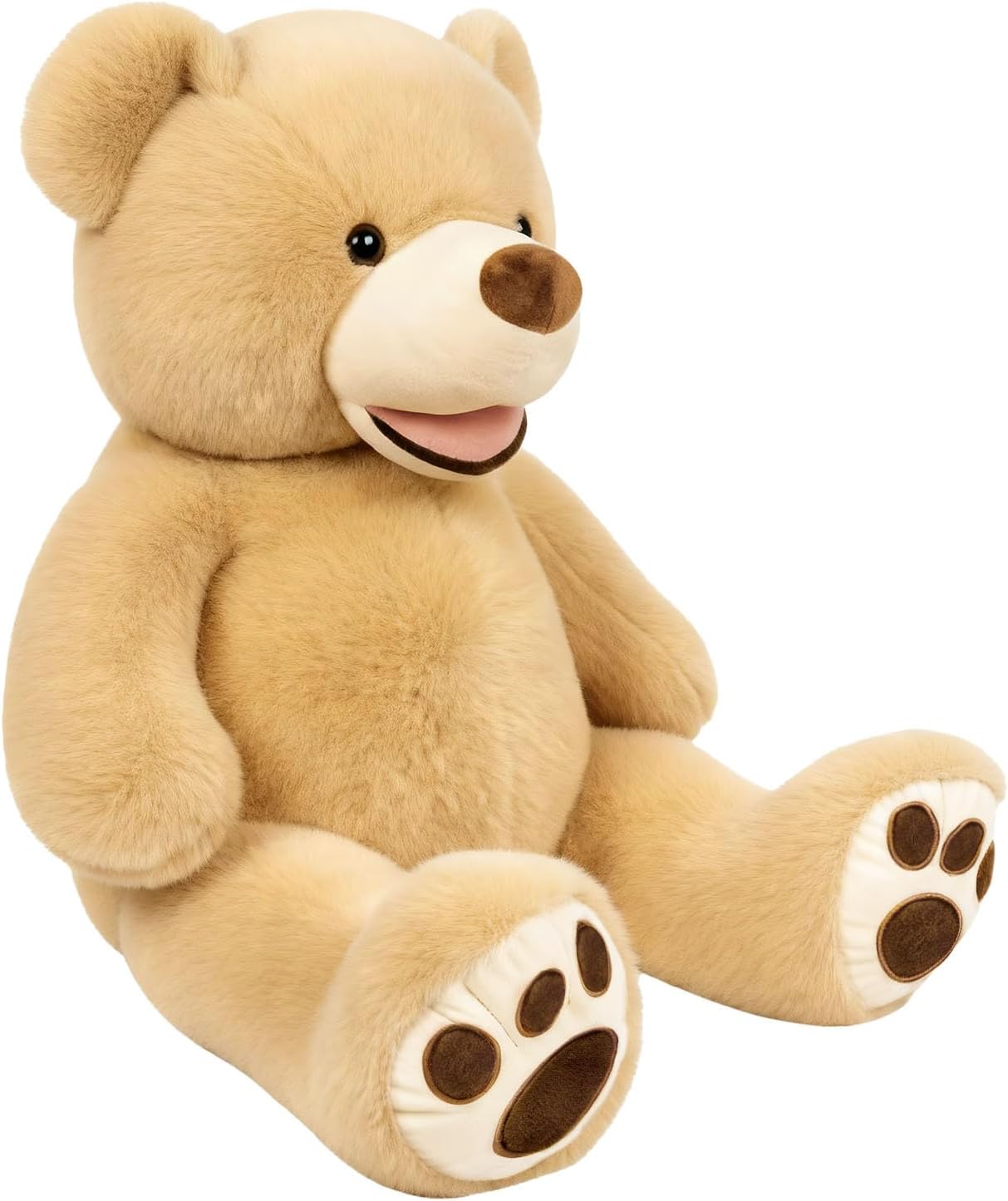 SRANWOW Oso de peluche gigante súper suave con detalles de pata (ma...