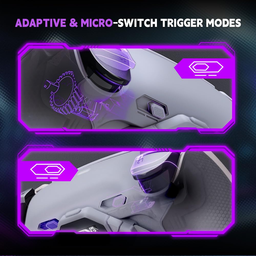 eXtremeRate Spark Back Paddles Kit para controlador PS5 BDM-030 040...