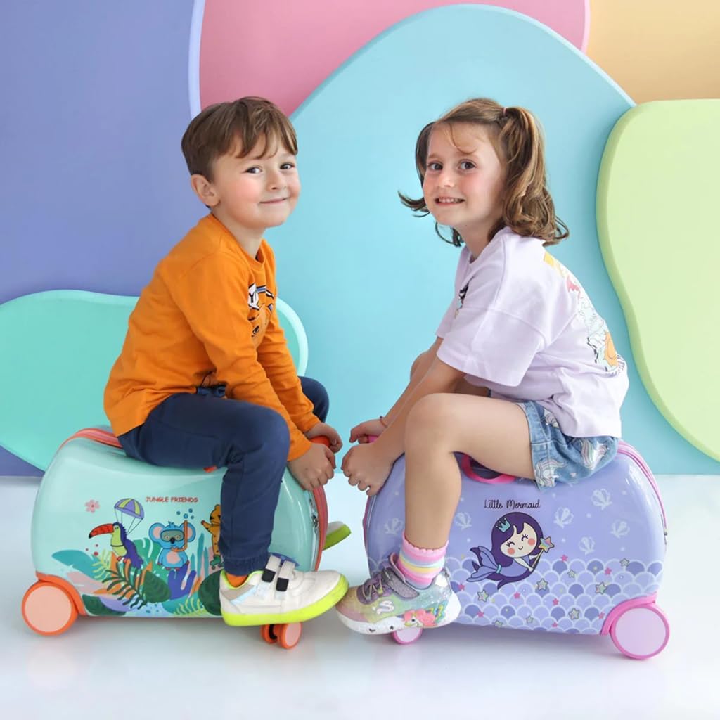 Milk&amp;Moo - Maleta para niños, equipaje de mano rígido de 21 lit...