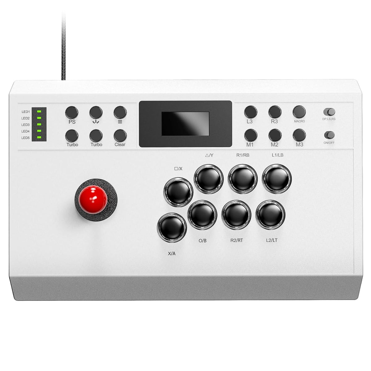 Nonbliep Arcade Stick con Cable Compatible con PS5\/PS4\/PC\/, para...