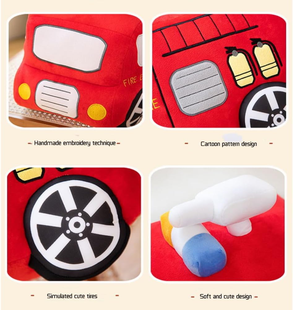XIYUAN Coche de peluche de autobús de simulación de autobús escolar...