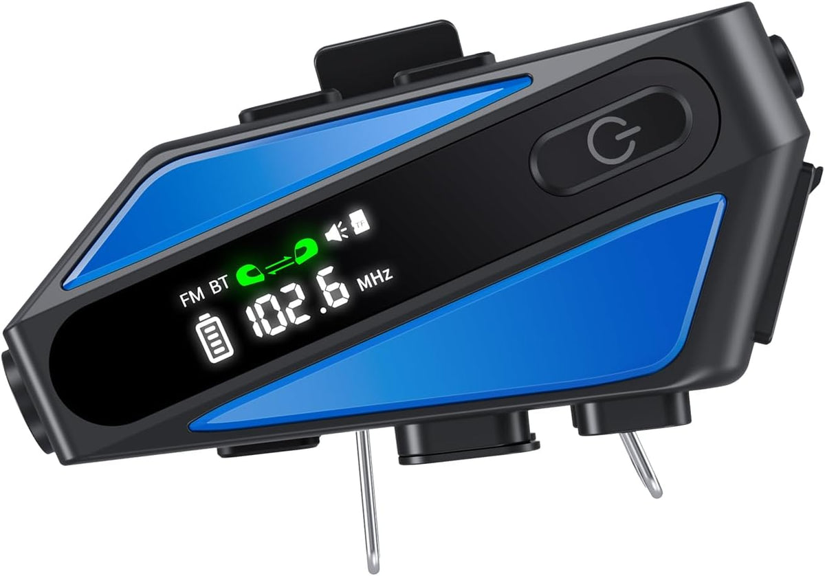 Auriculares Bluetooth para casco de motocicleta, altavoces de casco...