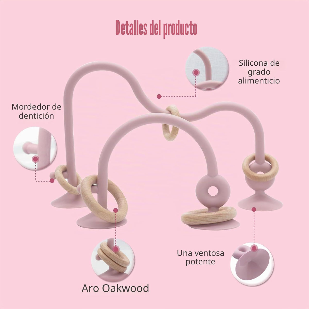 zeeloopbee Juguetes para Silla Alta con Ventosas para Bebés y Niños...