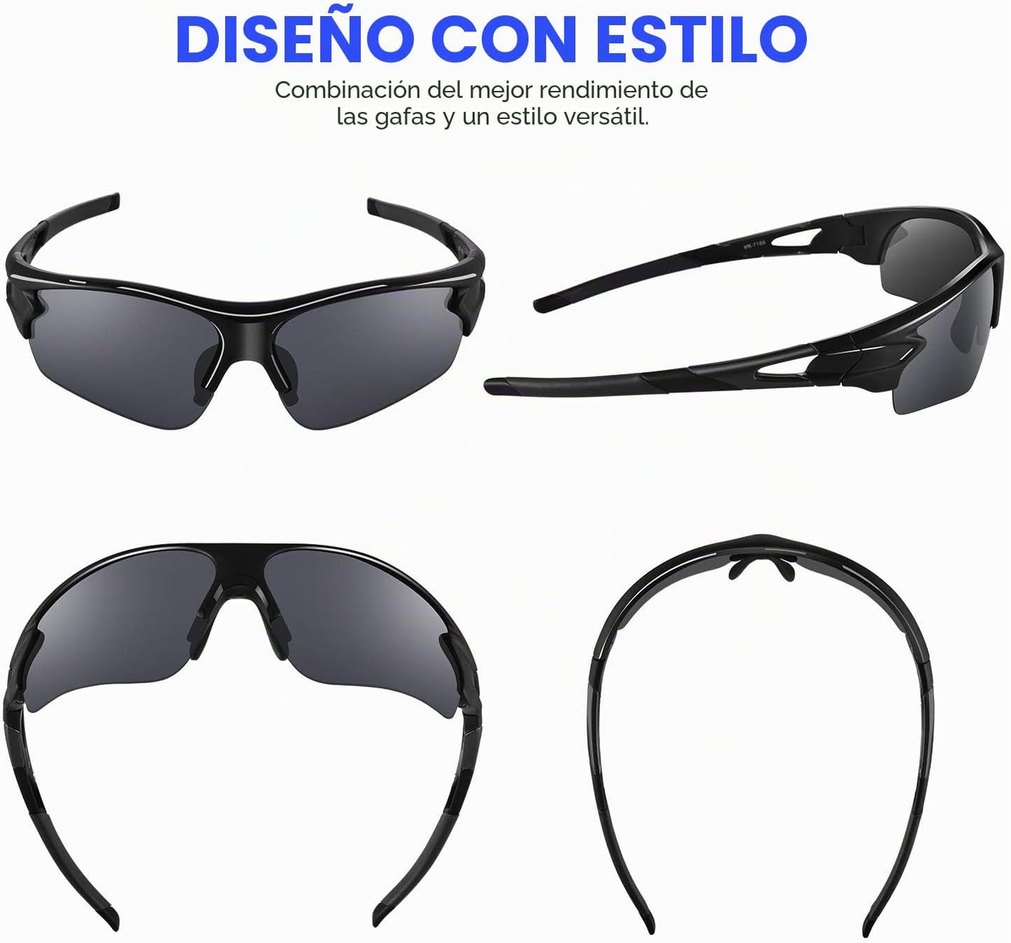 BEACOOL Gafas de sol deportivas polarizadas para hombres, mujeres y...