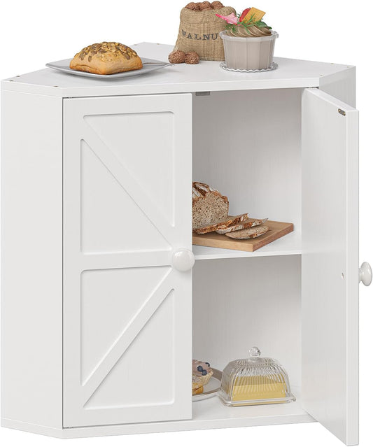 Trironsun Panera de esquina para encimera de cocina, contenedor de...