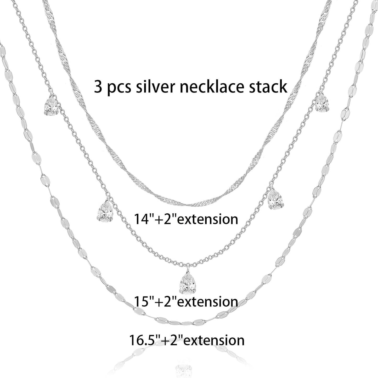 Fwlisesa Collares en capas para mujer, conjunto de collares de oro...