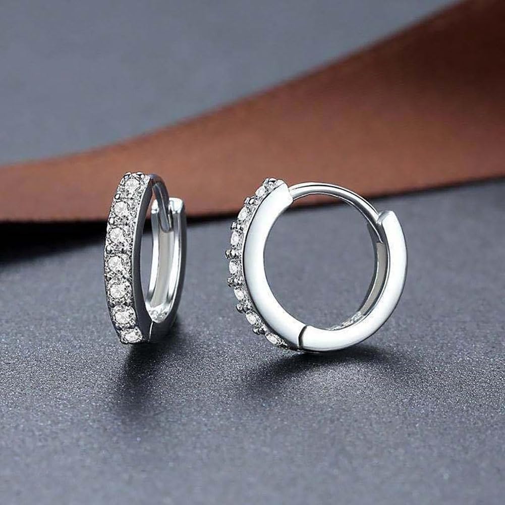 Juego de 3 pares de aretes de aro de oro para mujer, joyería de mod...
