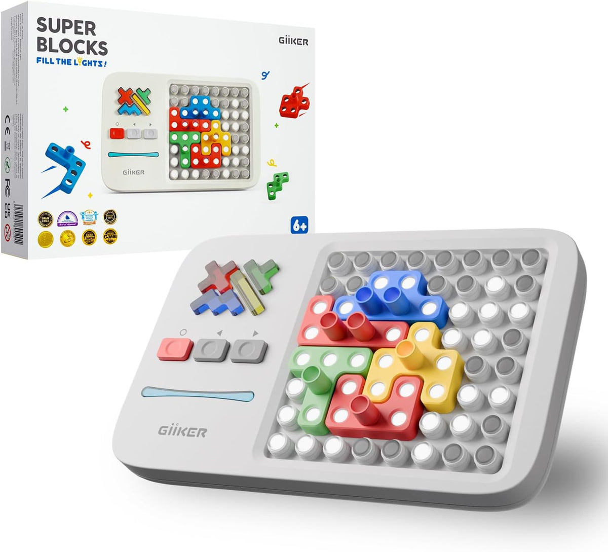GiiKER Super Blocks STEM Toys \u2013 Juego de rompecabezas de empar...