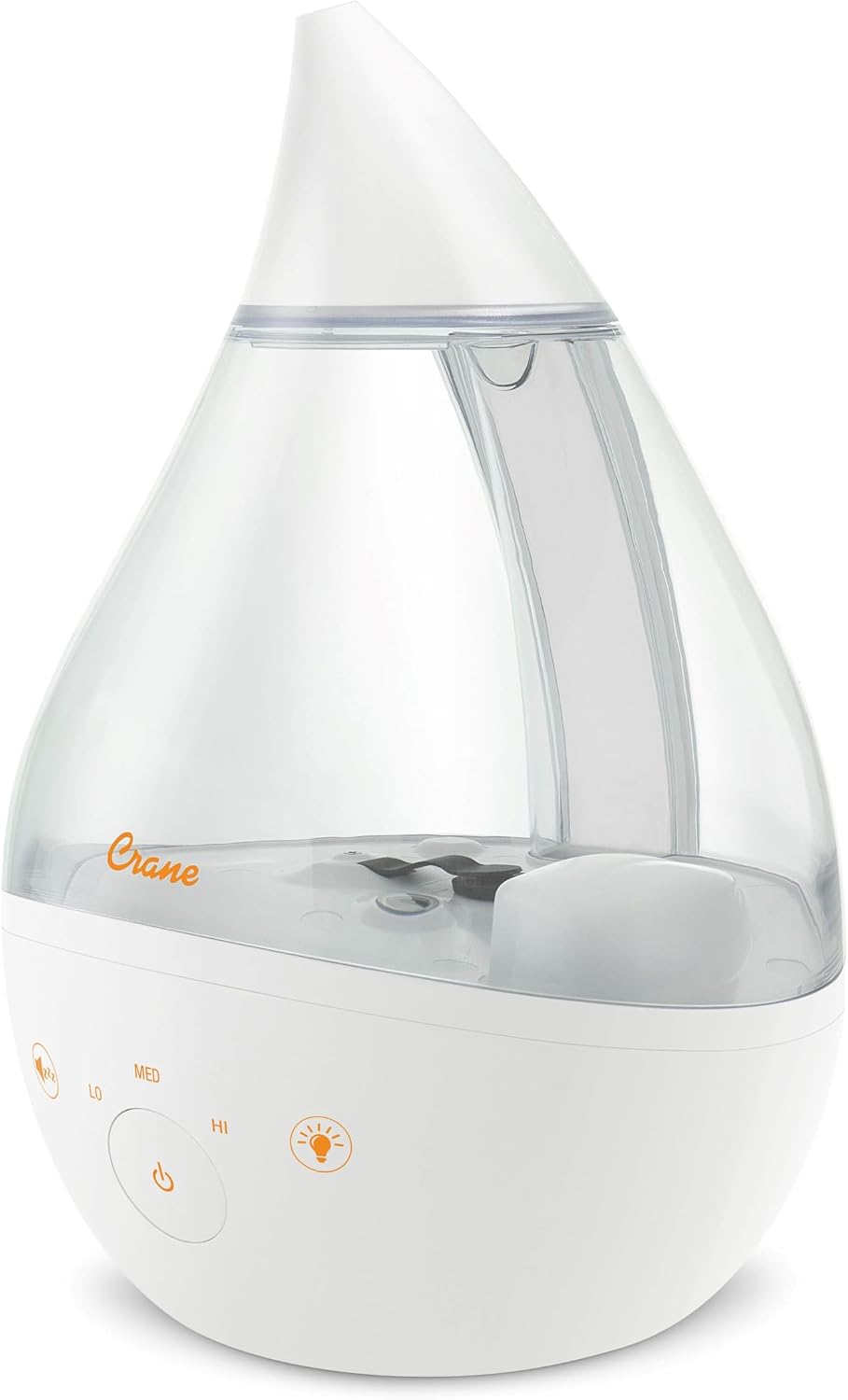 Crane White Drop 4 en 1 Humidificador ultrasónico de llenado superi...
