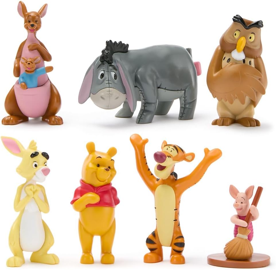 Disney Store Juego oficial de figuras de Winnie The Pooh \u2013 7 f...