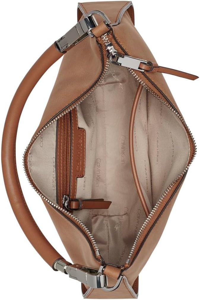 Calvin Klein Winny - Bolso de hombro convertible y bandolera para m...