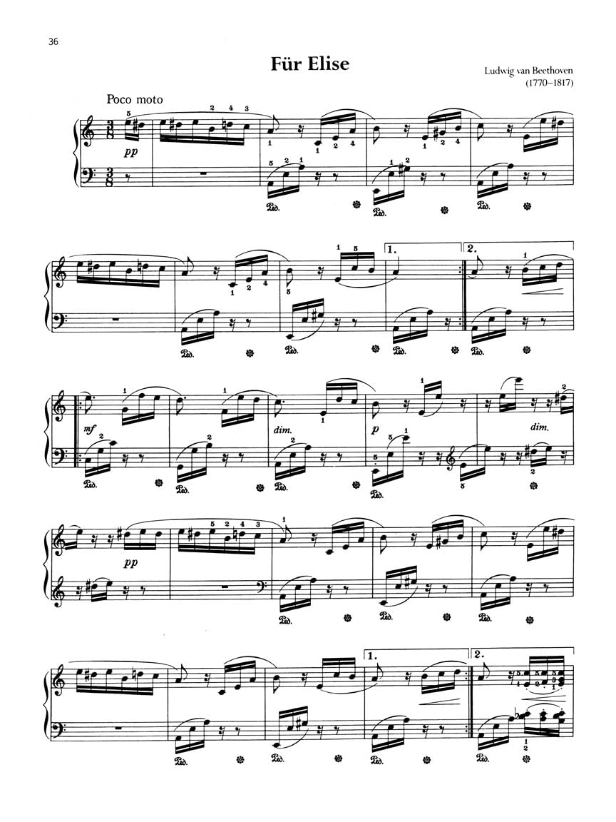 Biblioteca de clásicos del piano | Colección de piezas famosas para...
