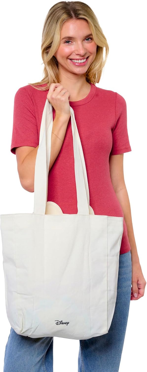 Disney Tote Pooh Eeyore Mickey Minnie Stitch Bolsa de lona