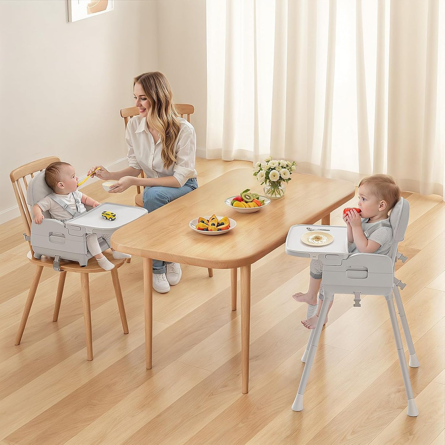 Obee Odee Silla Alta Portátil 3 en 1 para Bebés y Niños Pequeños, S...