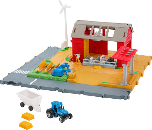 Matchbox Coche y juego de juguete, Action Drivers Farm Adventure co...
