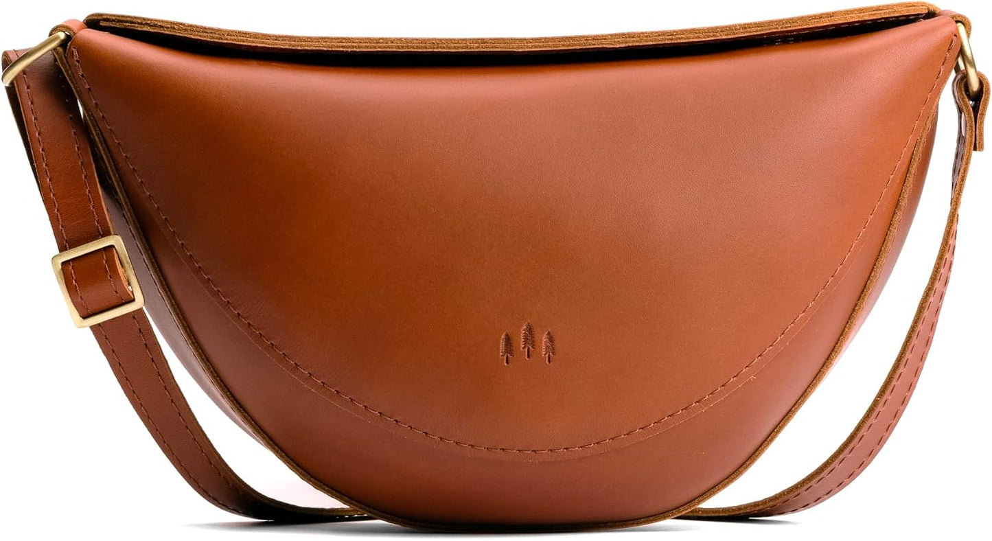 Bolso tipo bandolera de cuero de Portland Leather Goods Koala \u201...