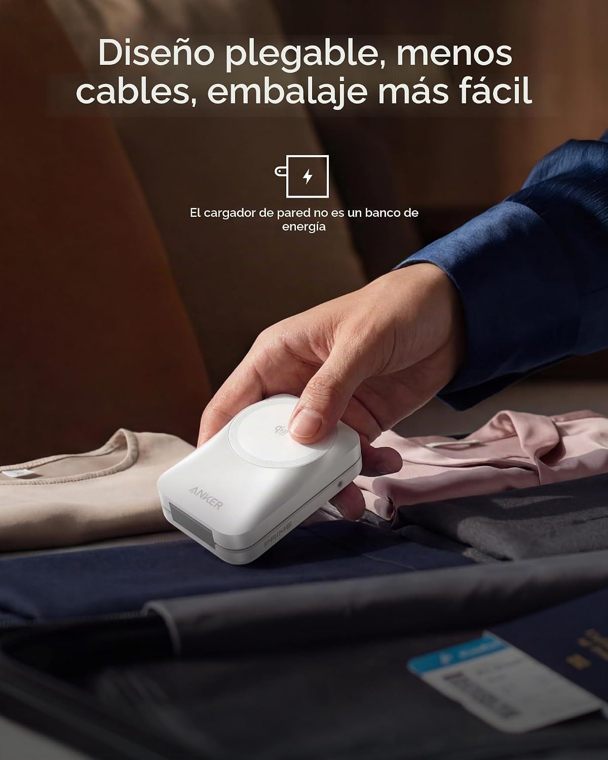 Anker Cargador MagSafe plegable Prime de 25 W, estación de carga 3...