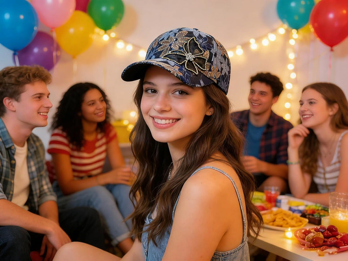 Bling Bling - Gorra de béisbol con diseño de mariposa para mujer, d...