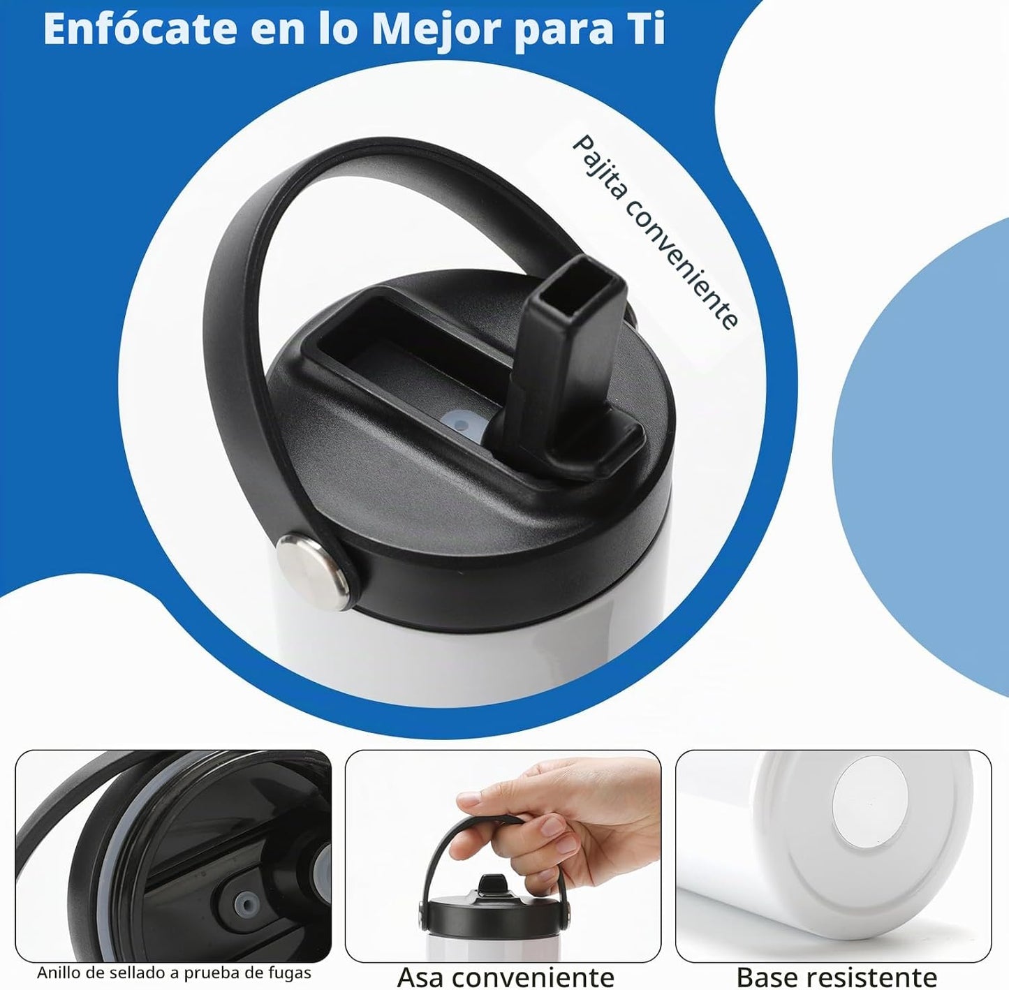 Paquete de 25 vasos de sublimación con borde plano y rectos, de 20...