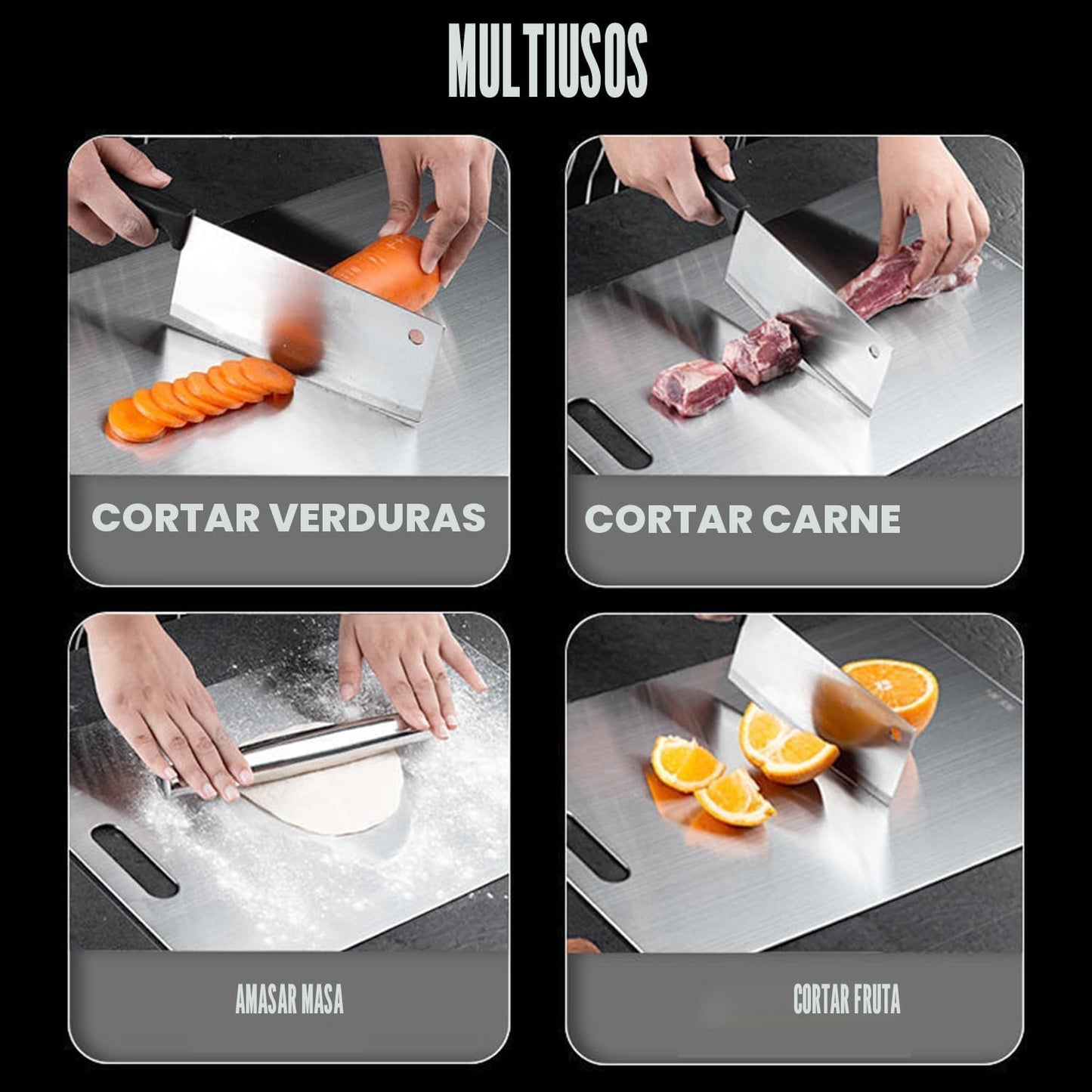 Tabla de cortar de titanio - Nueva mejora 2025 Tablas de cortar 100...
