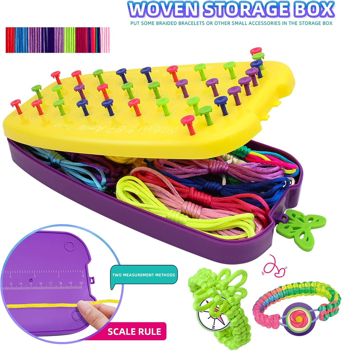 Kit de fabricación de pulseras de la amistad, juguetes, para niñas...